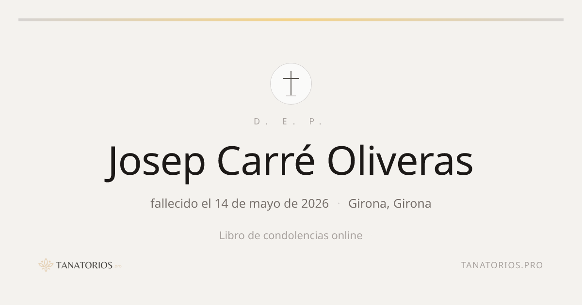 Memorial de Josep Carré Oliveras