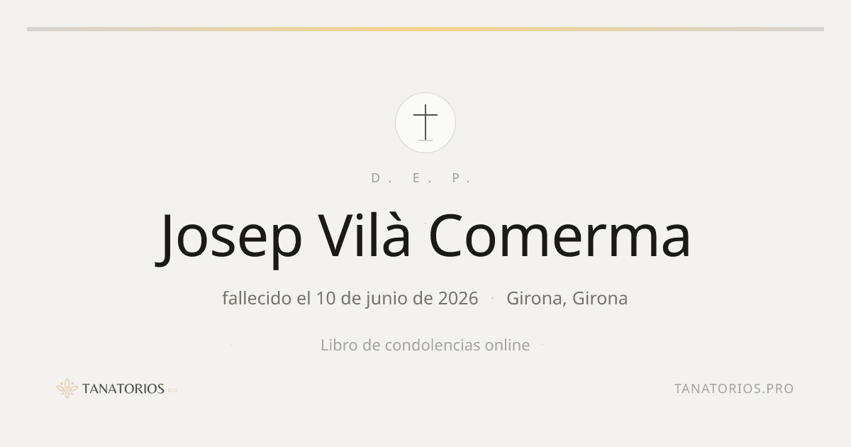 Memorial de Josep Vilà Comerma