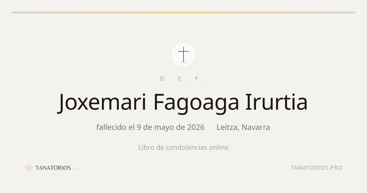 Memorial de Joxemari Fagoaga Irurtia
