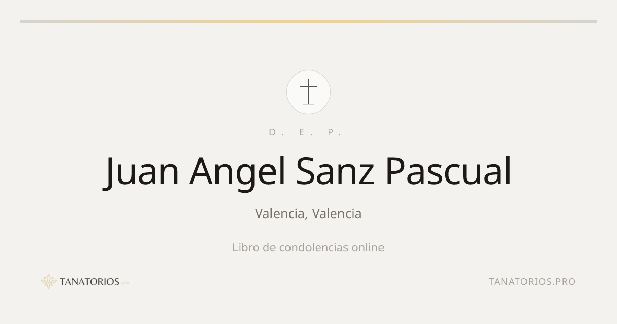 Memorial de Juan Angel Sanz Pascual