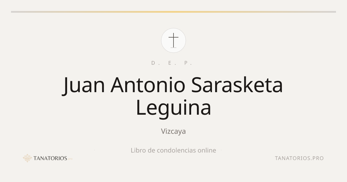 Memorial de Juan Antonio Sarasketa Leguina