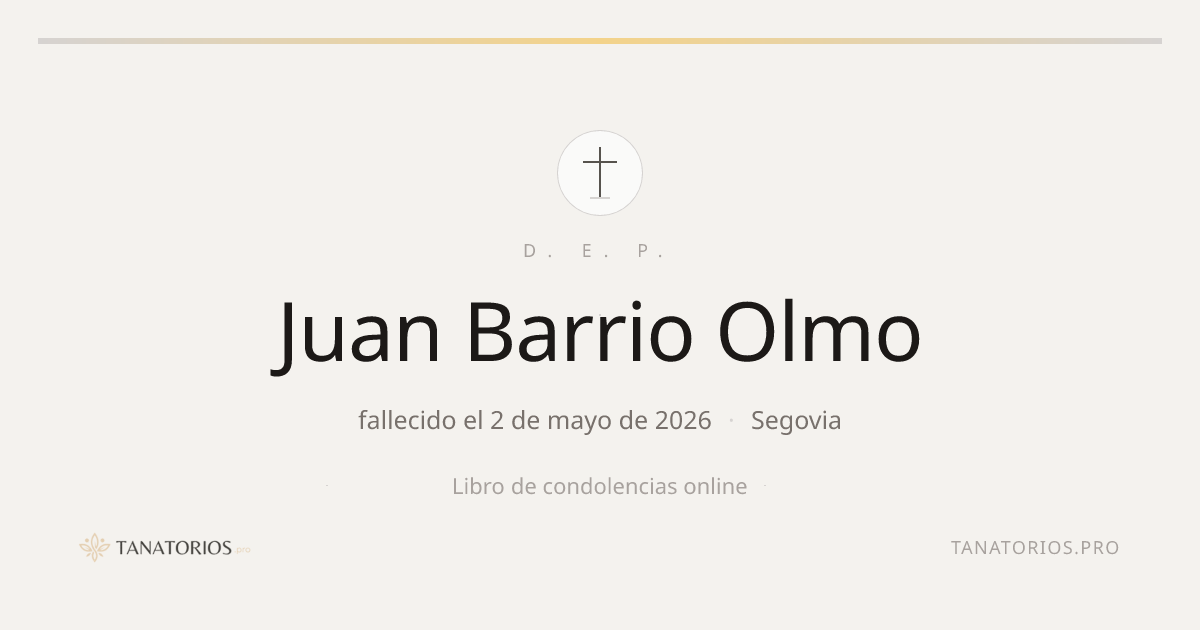 Memorial de Juan Barrio Olmo