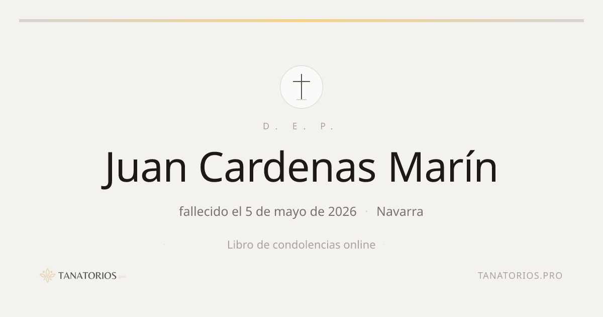 Memorial de Juan Cardenas Marín