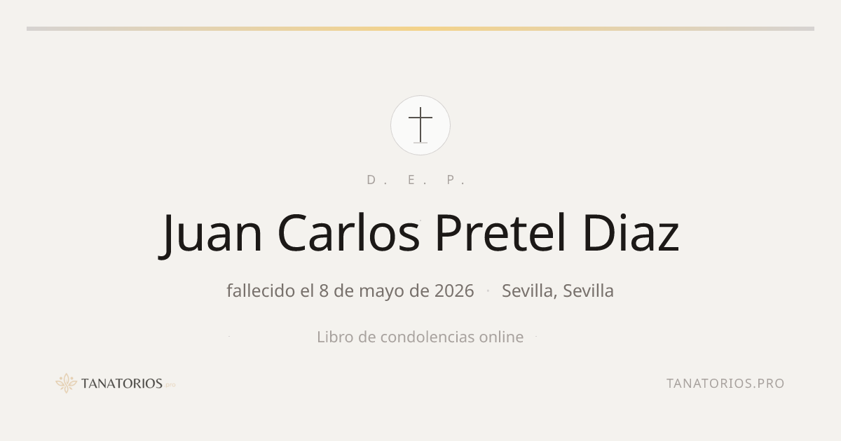 Memorial de Juan Carlos Pretel Diaz