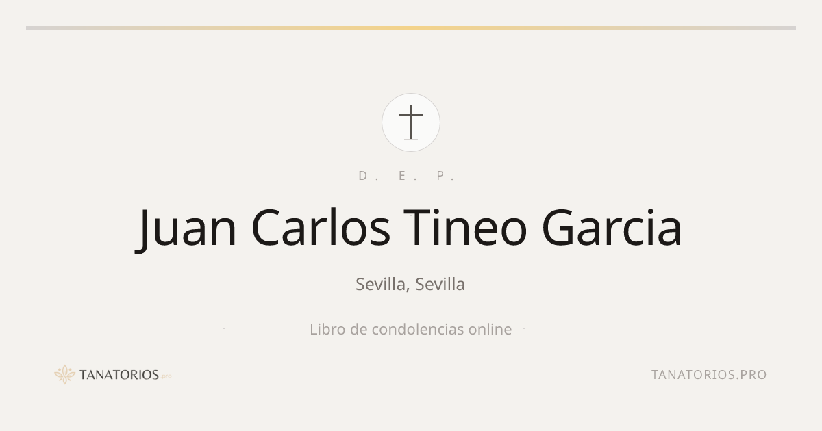 Memorial de Juan Carlos Tineo Garcia