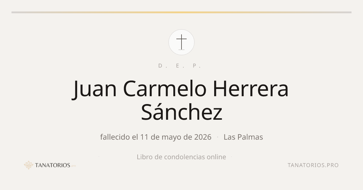 Memorial de Juan Carmelo Herrera Sánchez