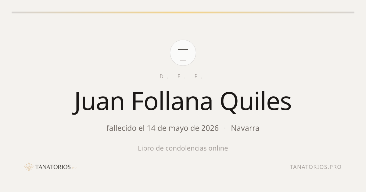 Memorial de Juan Follana Quiles