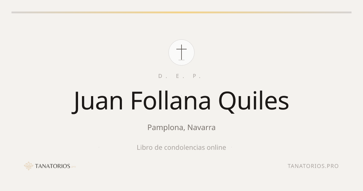 Memorial de Juan Follana Quiles