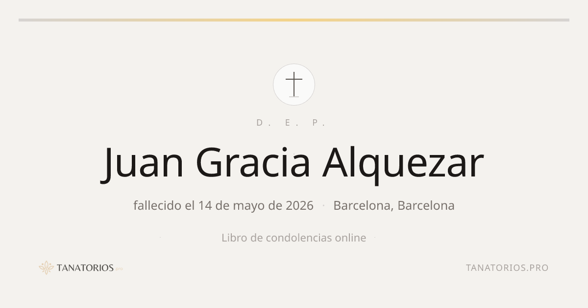 Memorial de Juan Gracia Alquezar