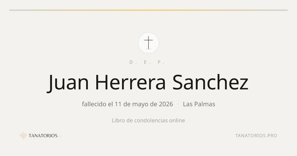 Memorial de Juan Herrera Sanchez
