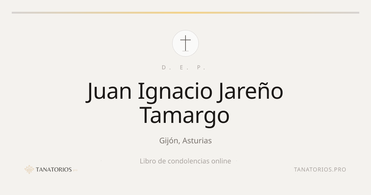 Memorial de Juan Ignacio Jareño Tamargo