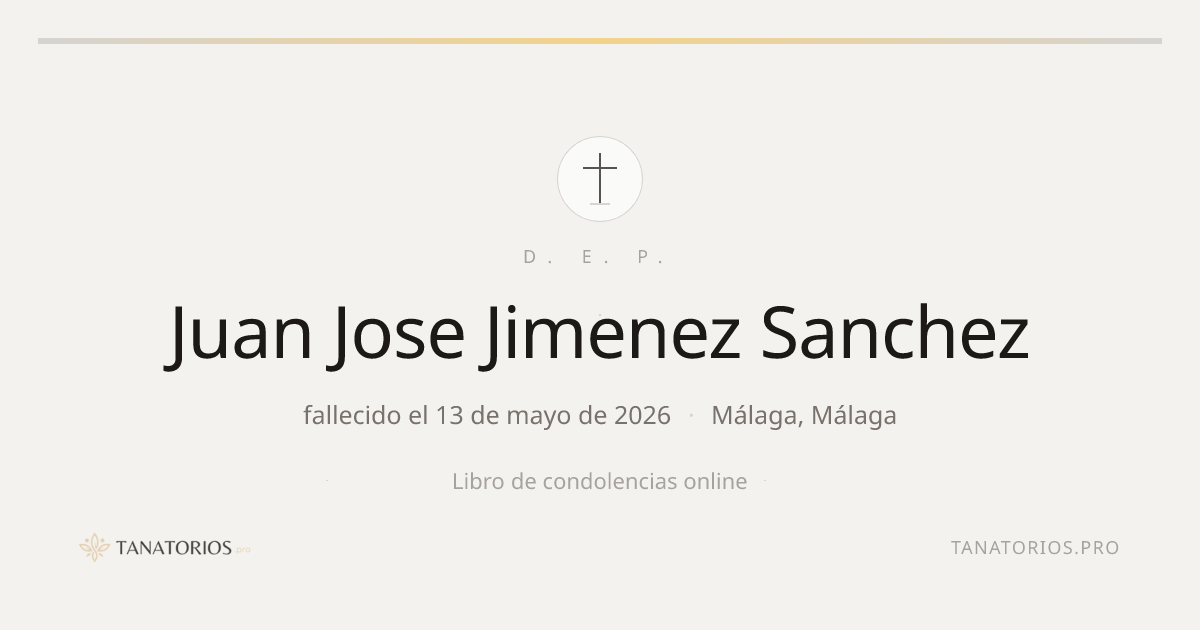 Memorial de Juan Jose Jimenez Sanchez