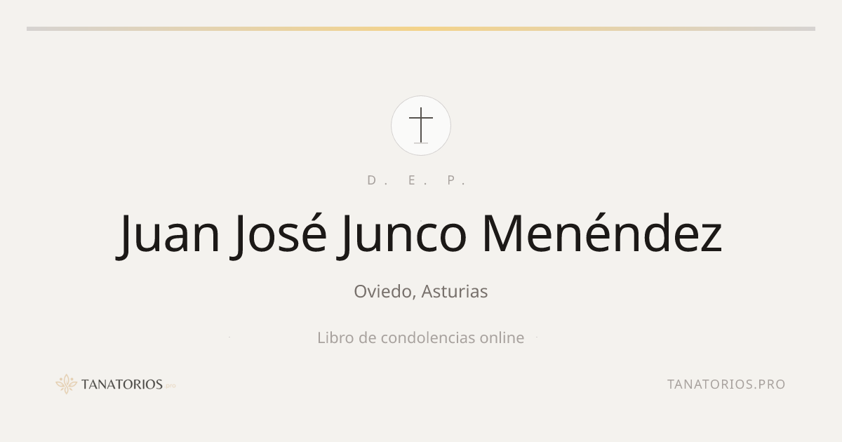 Memorial de Juan José Junco Menéndez