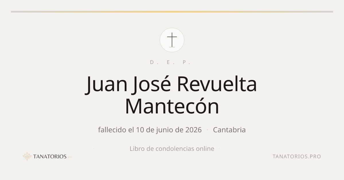 Memorial de Juan José Revuelta Mantecón