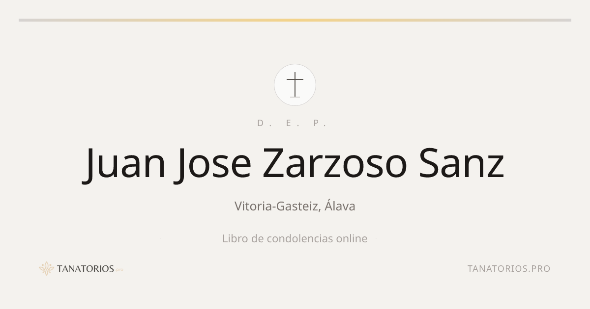 Memorial de Juan Jose Zarzoso Sanz