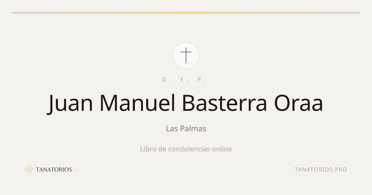 Memorial de Juan Manuel Basterra Oraa