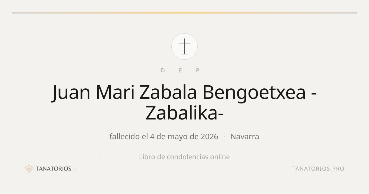 Memorial de Juan Mari Zabala Bengoetxea -Zabalika-
