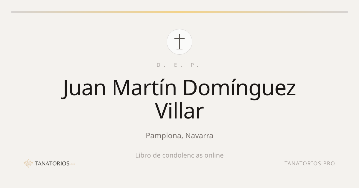 Memorial de Juan Martín Domínguez Villar