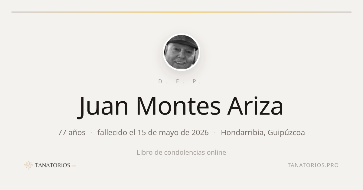 Memorial de Juan Montes Ariza