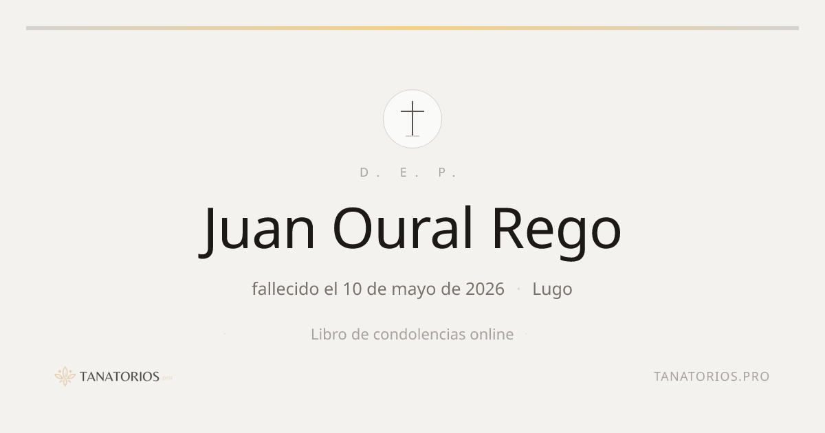 Memorial de Juan Oural Rego