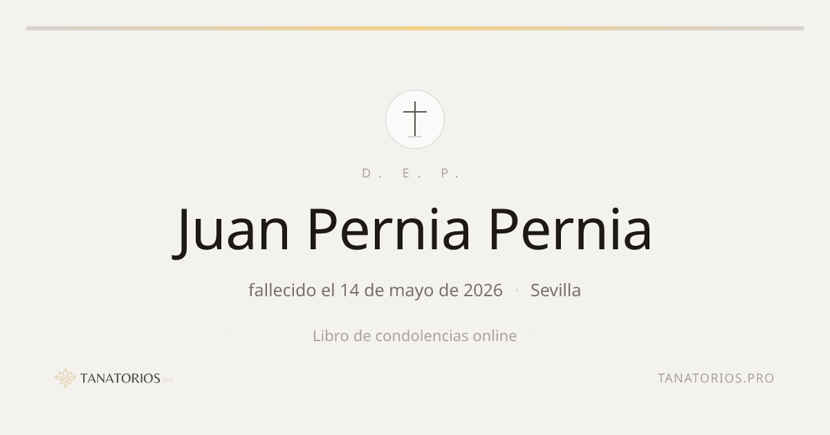 Memorial de Juan Pernia Pernia