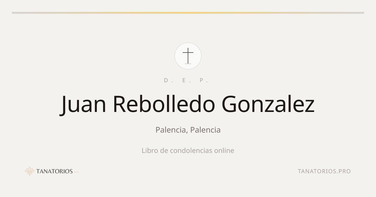 Memorial de Juan Rebolledo Gonzalez