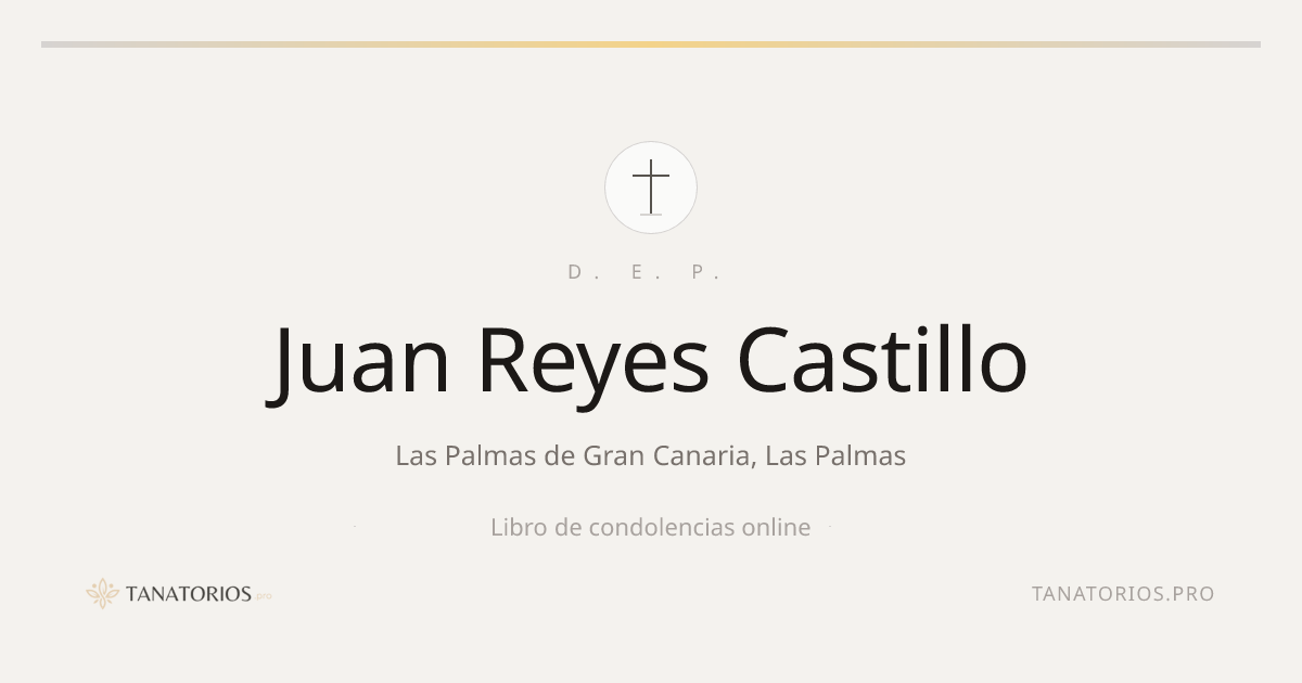 Memorial de Juan Reyes Castillo