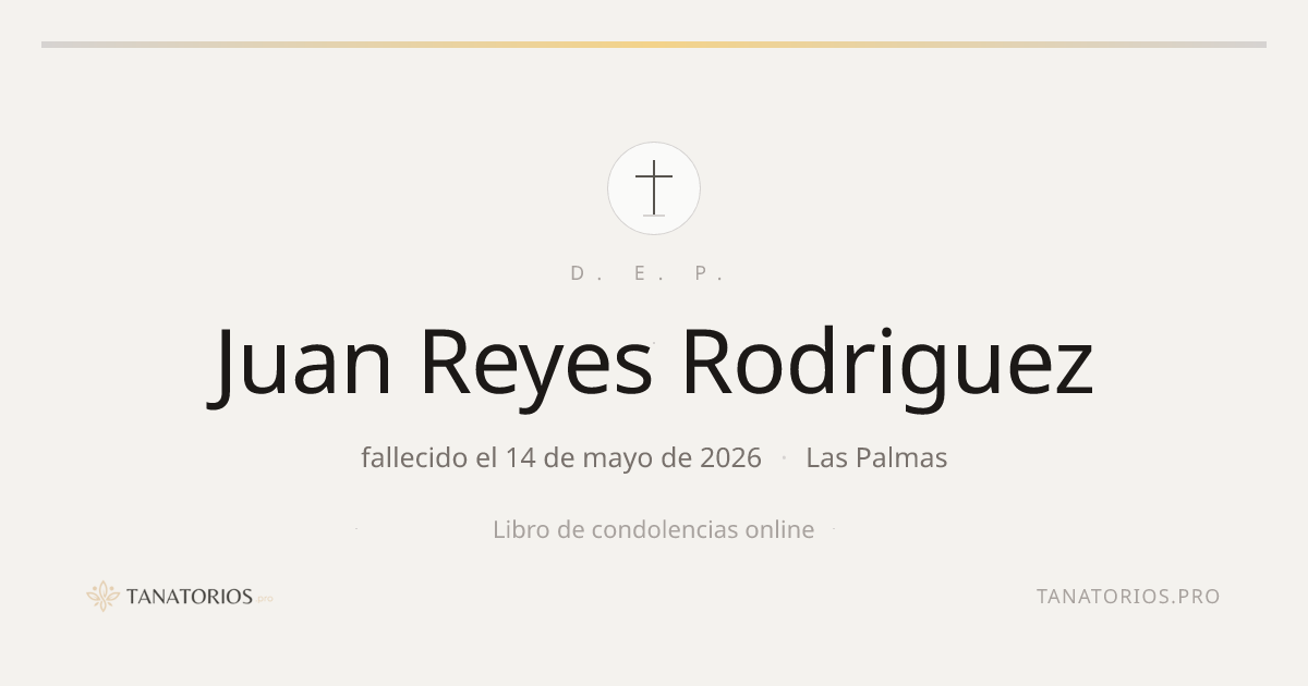 Memorial de Juan Reyes Rodriguez