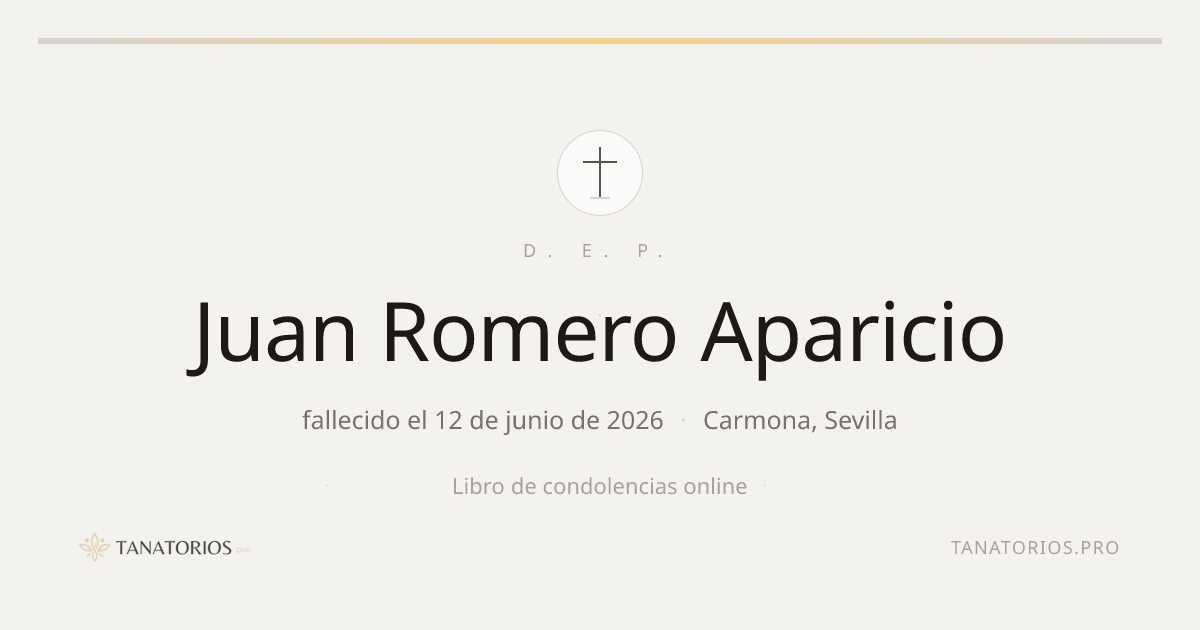 Memorial de Juan Romero Aparicio
