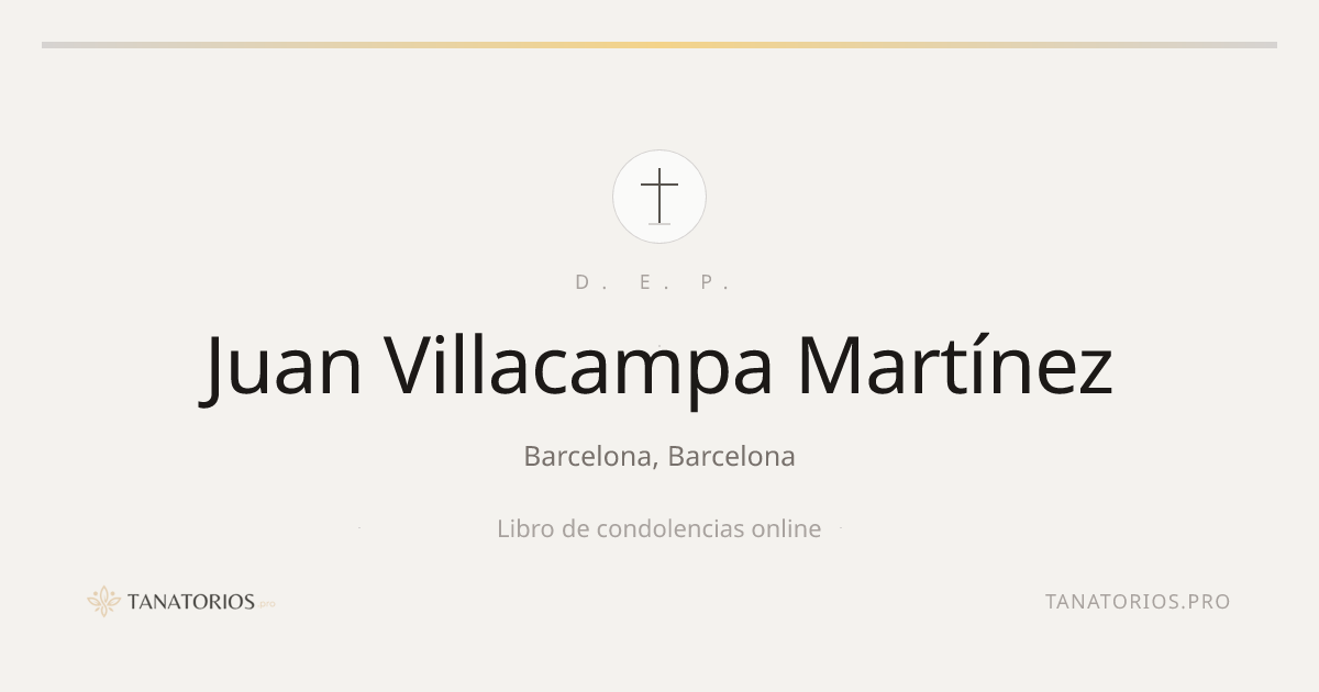 Memorial de Juan Villacampa Martínez