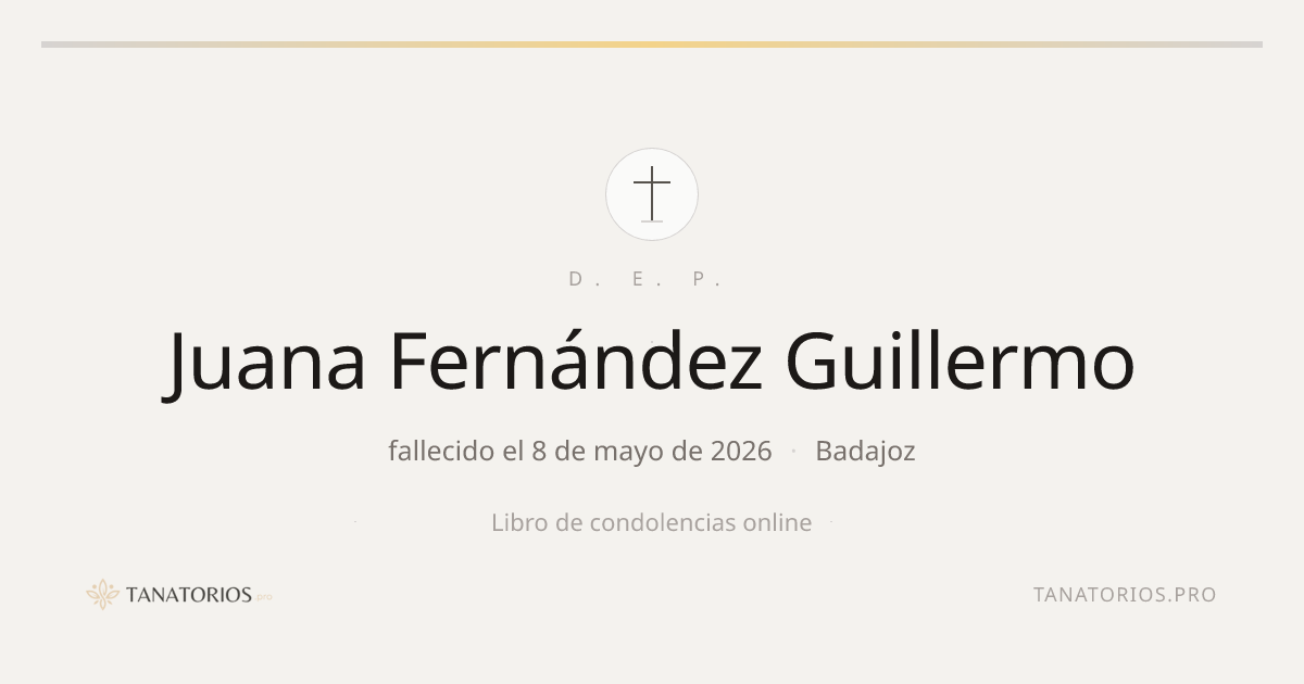 Memorial de Juana Fernández Guillermo