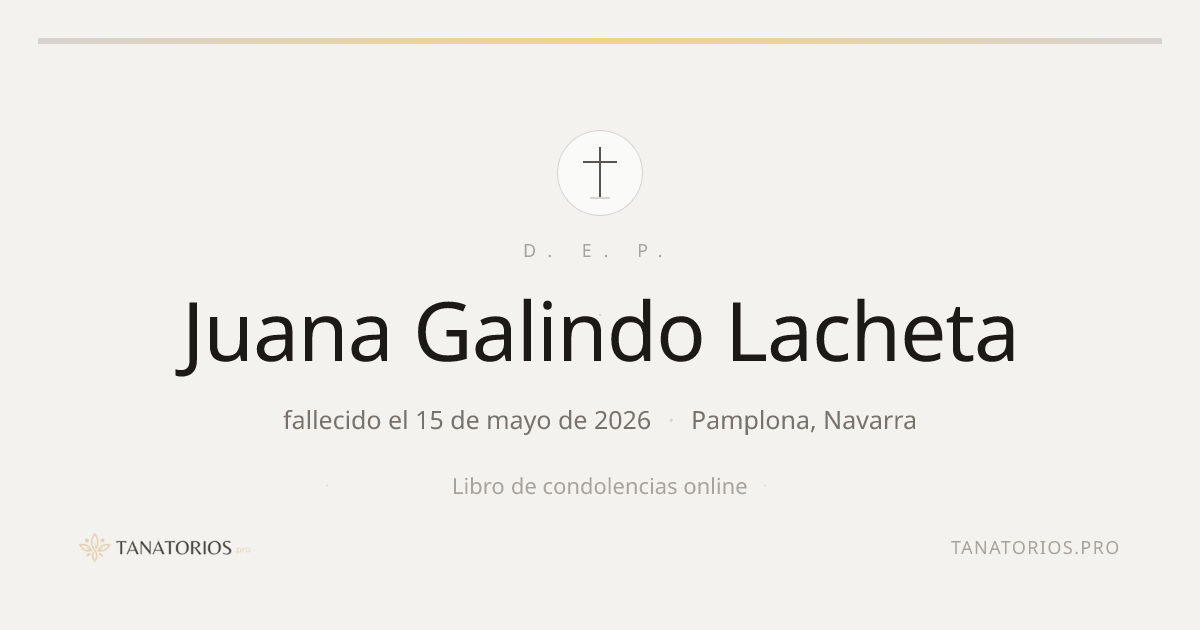 Memorial de Juana Galindo Lacheta
