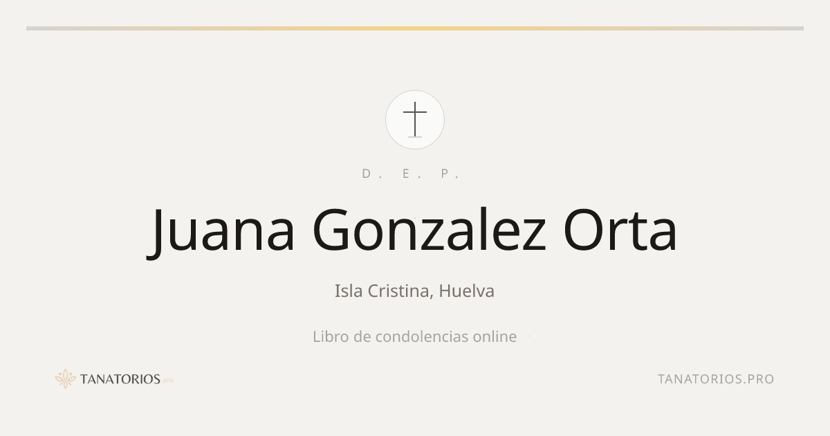 Memorial de Juana Gonzalez Orta