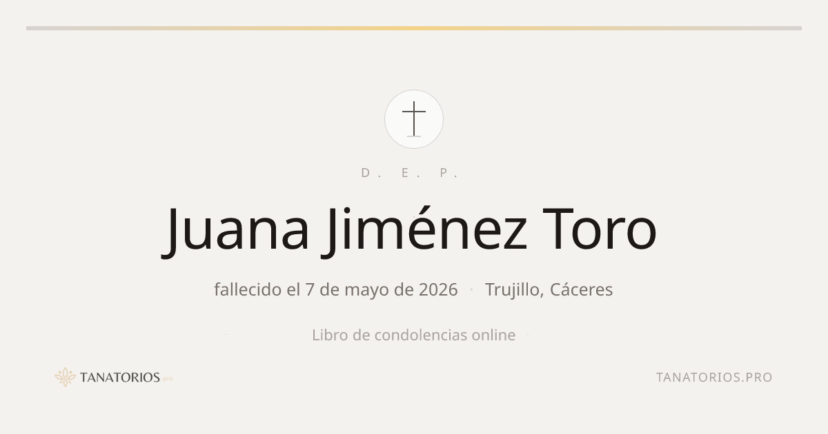 Memorial de Juana Jiménez Toro