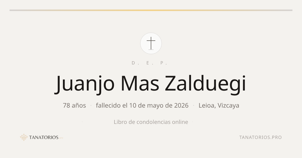 Memorial de Juanjo Mas Zalduegi