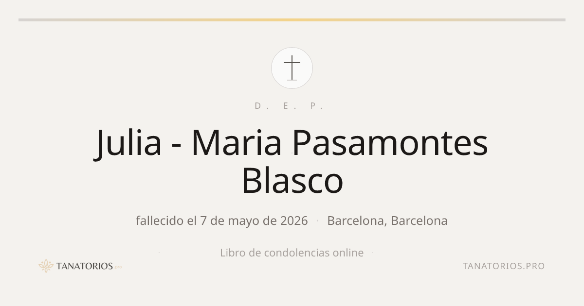 Memorial de Julia - Maria Pasamontes  Blasco