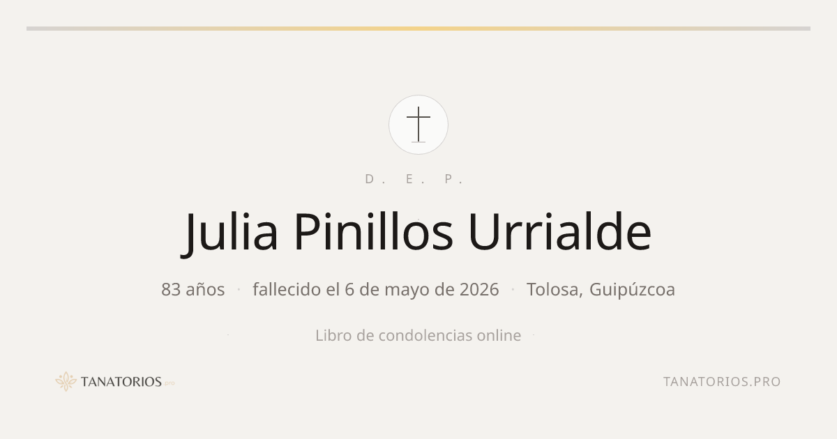 Memorial de Julia Pinillos Urrialde