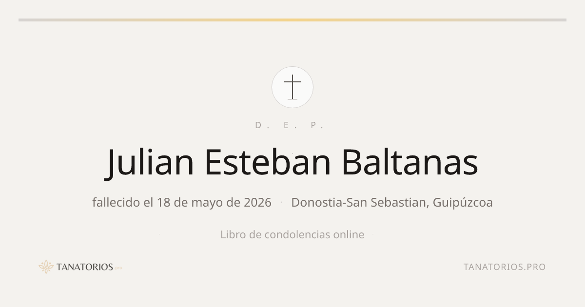 Memorial de Julian Esteban Baltanas