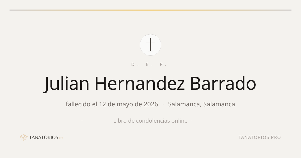 Memorial de Julian Hernandez Barrado