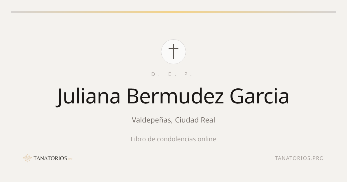 Memorial de Juliana Bermudez Garcia