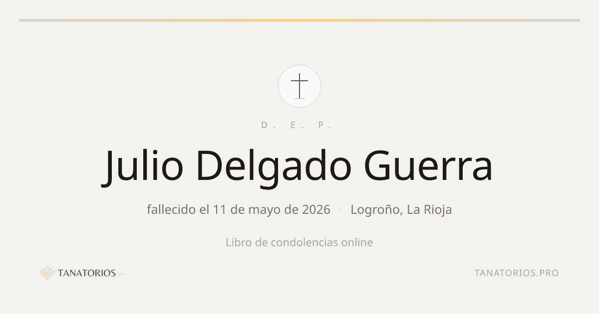 Memorial de Julio Delgado Guerra