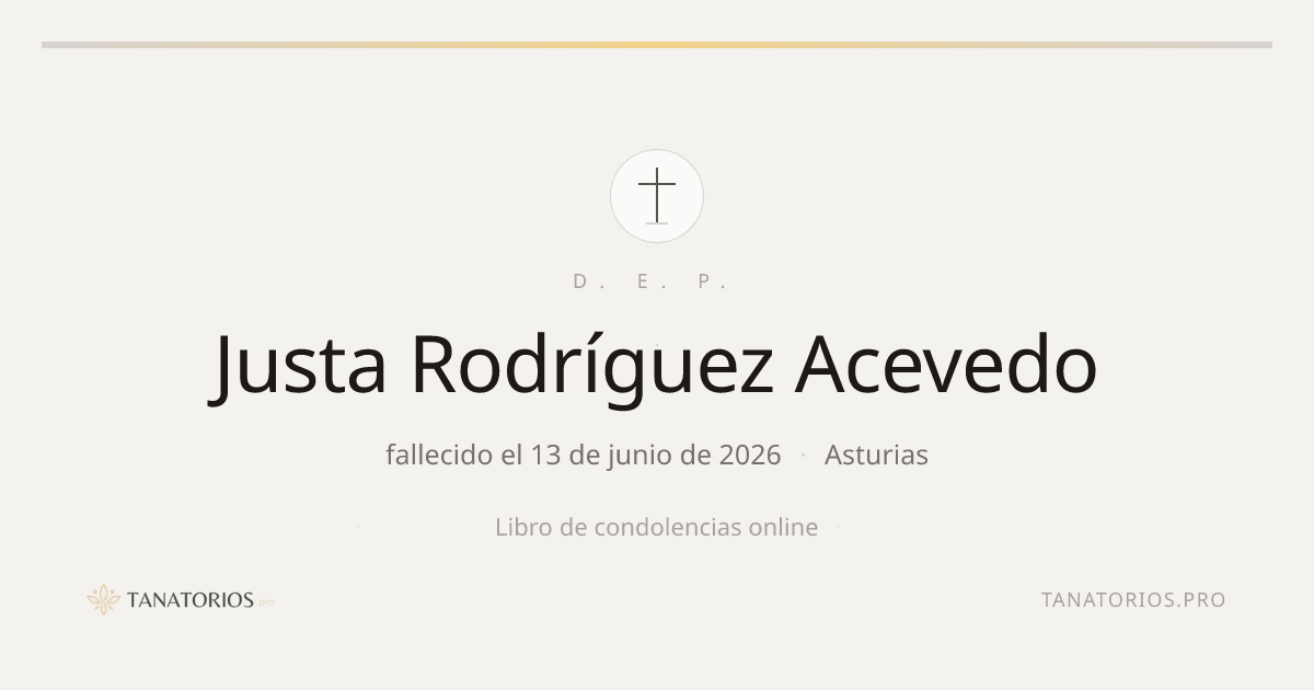 Memorial de Justa Rodríguez Acevedo