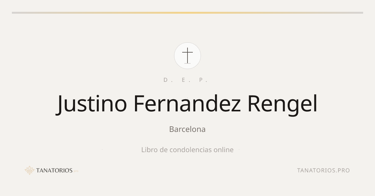 Memorial de Justino Fernandez Rengel