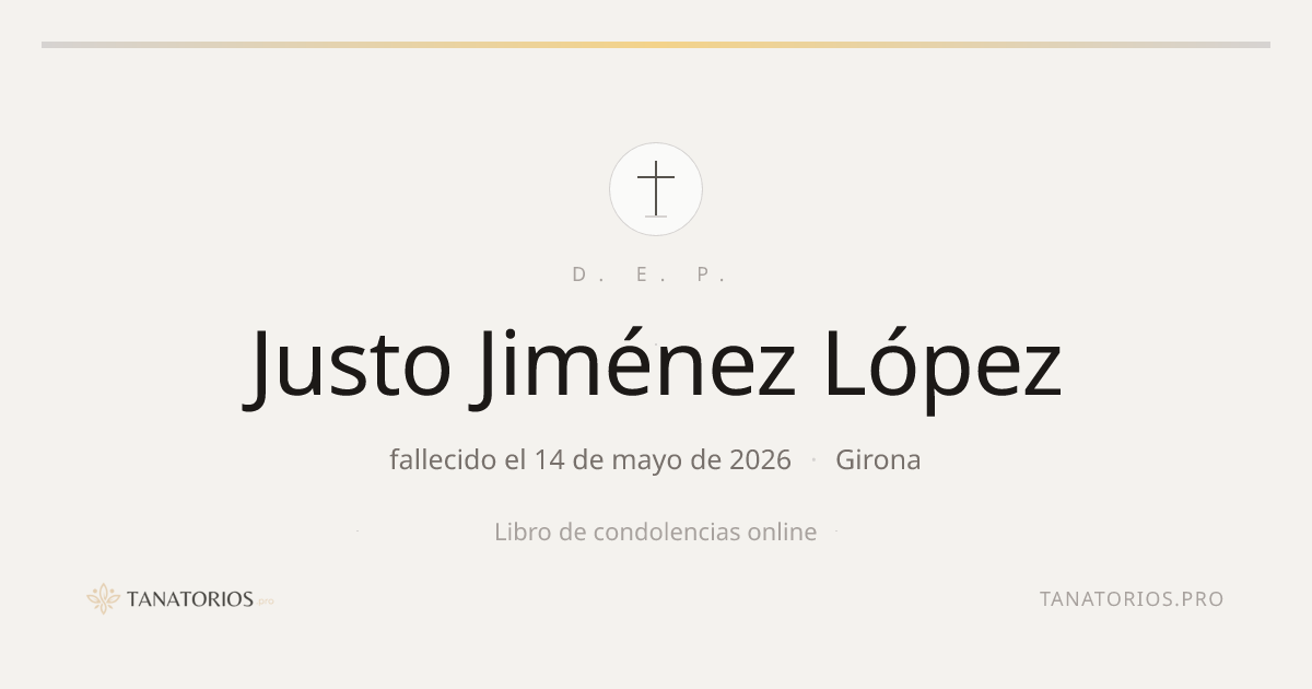 Memorial de Justo Jiménez López