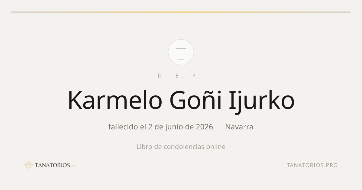 Memorial de Karmelo Goñi Ijurko