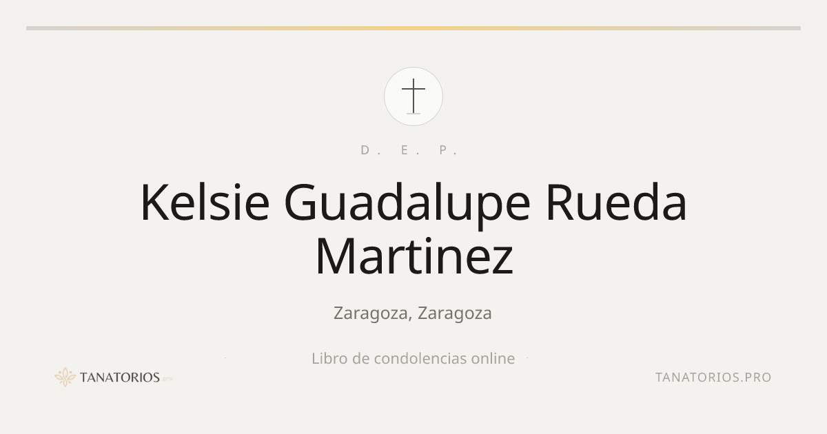 Memorial de Kelsie Guadalupe Rueda Martinez