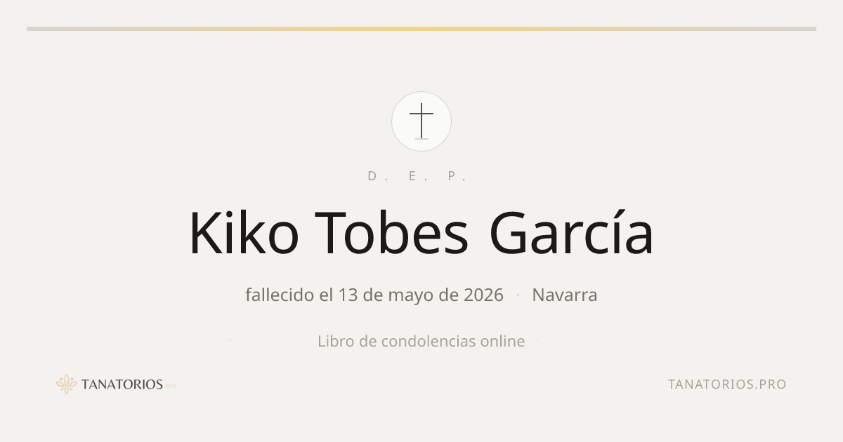 Memorial de Kiko Tobes García