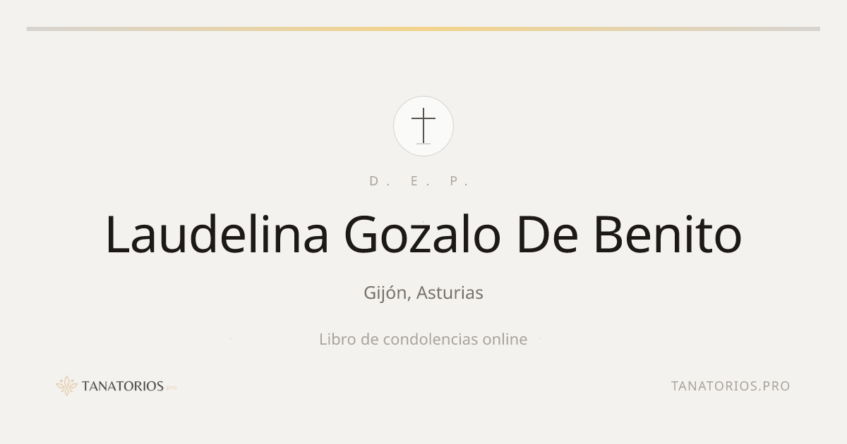 Memorial de Laudelina Gozalo De Benito