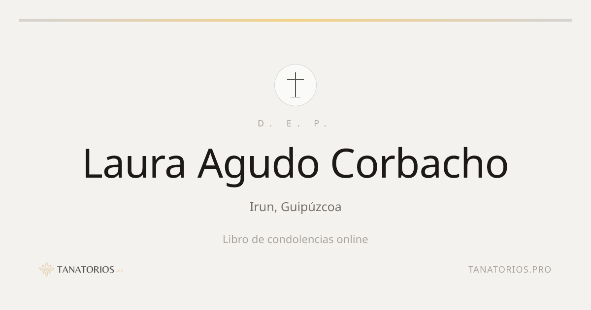 Memorial de Laura Agudo Corbacho