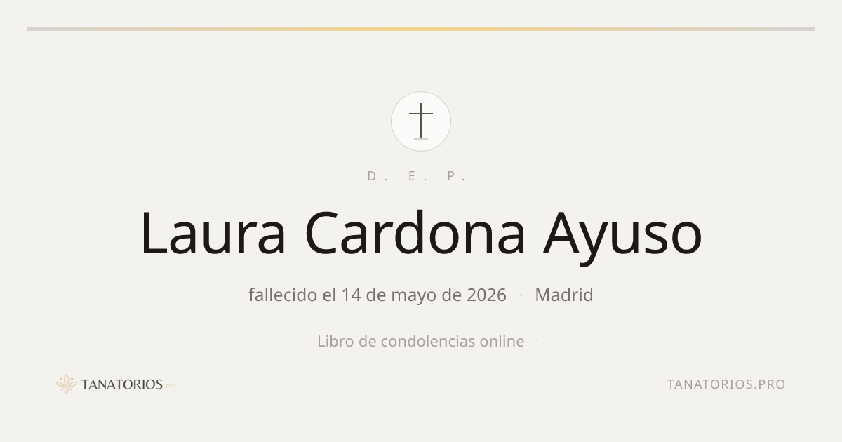 Memorial de Laura Cardona Ayuso